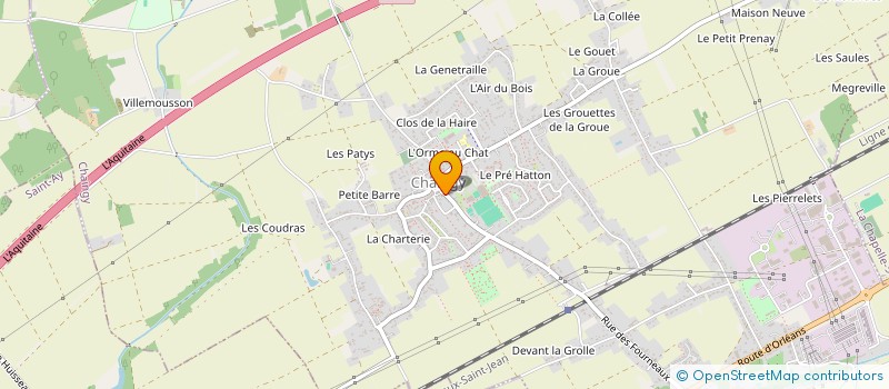 localisation de l'entreprise MONSIEUR ALAIN JACQUEY à CHAINGY