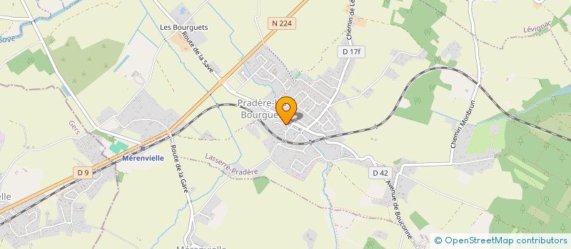 localisation de l'entreprise MONSIEUR ALAIN JACTEL  ST PAUL SUR SAVE