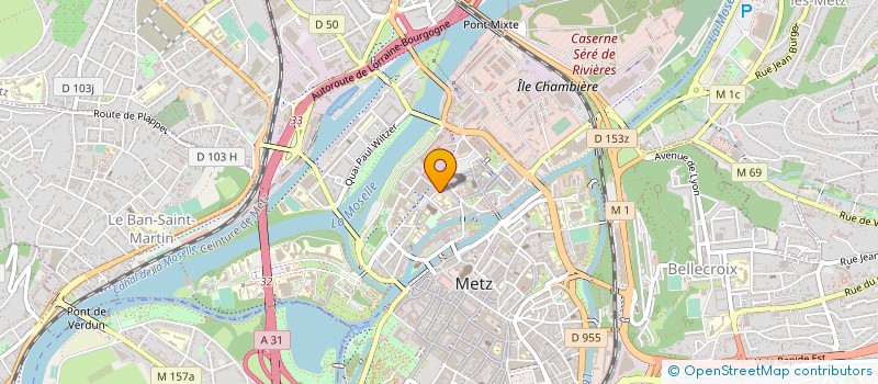 localisation de l'entreprise MONSIEUR ALAIN JAGNEAU  METZ