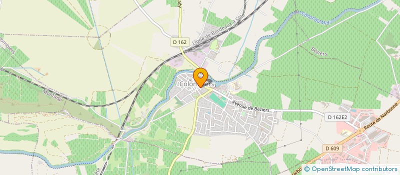 localisation de l'entreprise MONSIEUR ALAIN JALABERT à COLOMBIERS