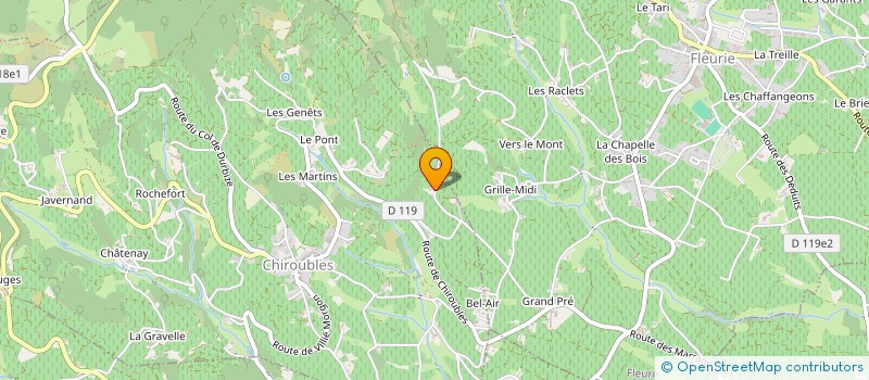 localisation de l'entreprise MONSIEUR ALAIN JAMBON  CHIROUBLES