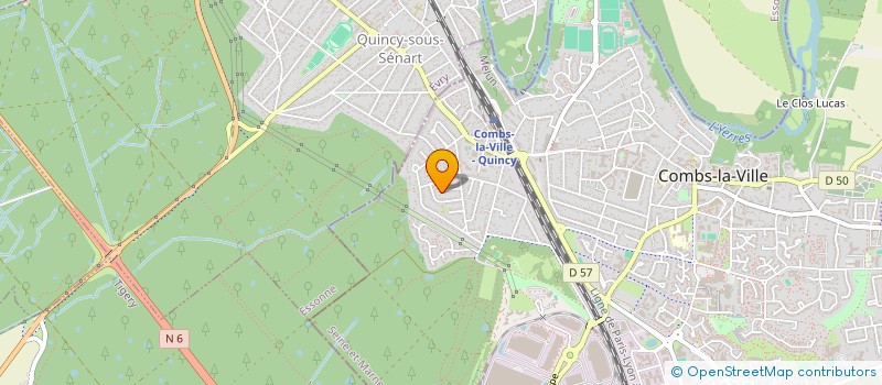 localisation de l'entreprise MONSIEUR ALAIN JAMET  COMBS-LA-VILLE