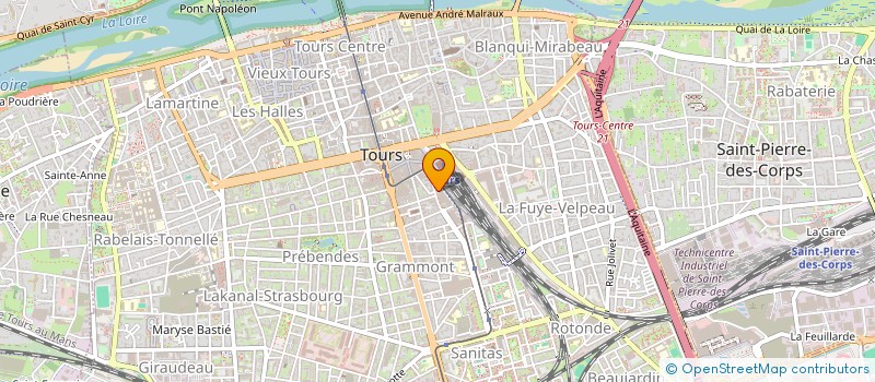 localisation de l'entreprise MONSIEUR ALAIN JAMIN  TOURS