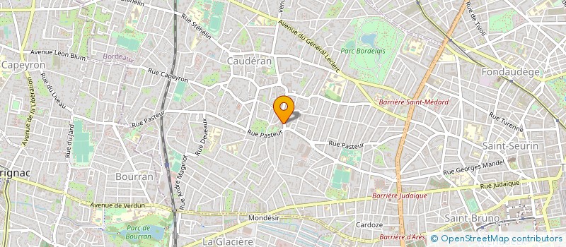 localisation de l'entreprise MONSIEUR ALAIN JAMMET à BORDEAUX