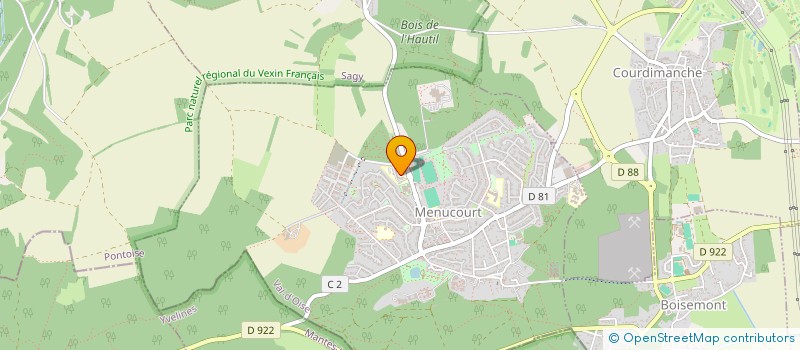 localisation de l'entreprise MONSIEUR ALAIN JAMOUL  MENUCOURT