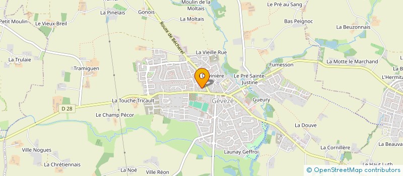 localisation de l'entreprise MONSIEUR ALAIN JAMYOT DE LA HAYE à GEVEZE