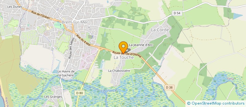 localisation de l'entreprise MONSIEUR ALAIN JANISSON à BREM-SUR-MER