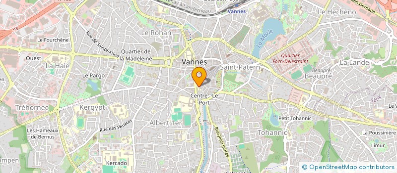 localisation de l'entreprise MONSIEUR ALAIN JANODY à VANNES