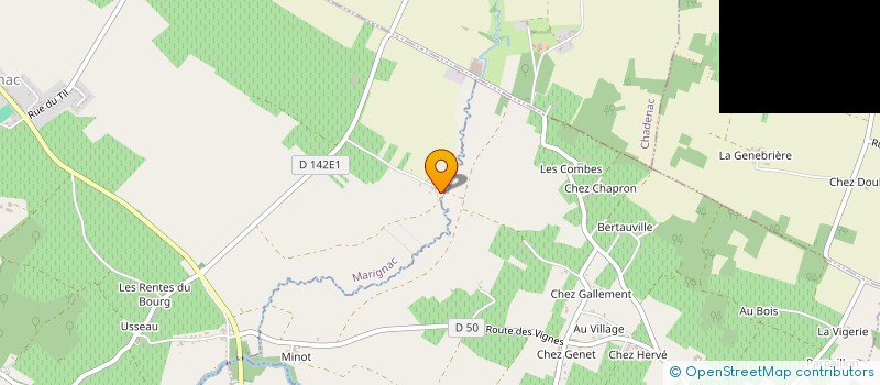 localisation de l'entreprise MONSIEUR ALAIN JEAN  MARIGNAC