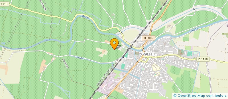 localisation de l'entreprise MONSIEUR ALAIN JEAN  COURSAN