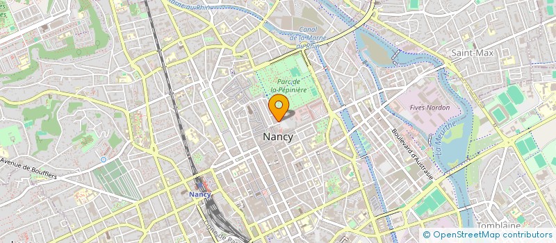 localisation de l'entreprise MONSIEUR ALAIN JEAN ANDRE NUEE  NANCY