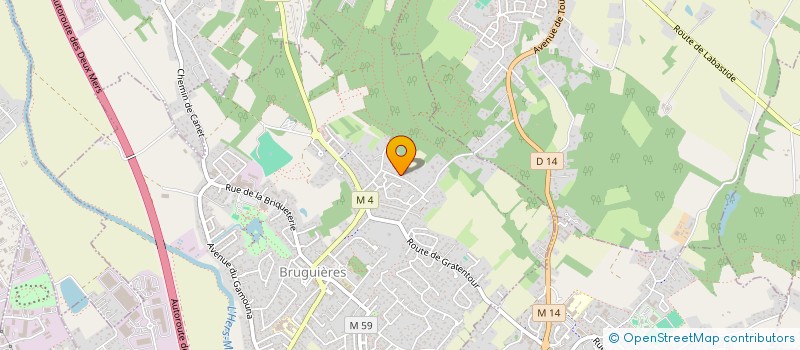 localisation de l'entreprise MONSIEUR ALAIN JEANJEAN à BRUGUIERES