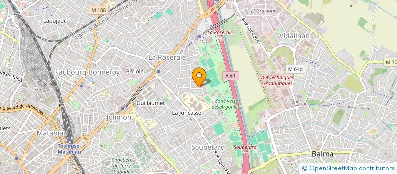 localisation de l'entreprise MONSIEUR ALAIN JEANNE à TOULOUSE