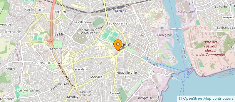 localisation de l'entreprise MONSIEUR ALAIN JEANNES à LORIENT