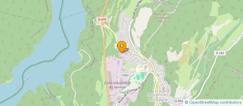 localisation de l'entreprise MONSIEUR ALAIN JEANNIN  MOIRANS-EN-MONTAGNE