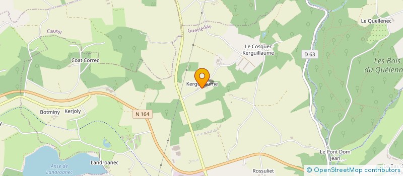 localisation de l'entreprise MONSIEUR ALAIN JEGO  SAINT-GILLES-VIEUX-MARCHE