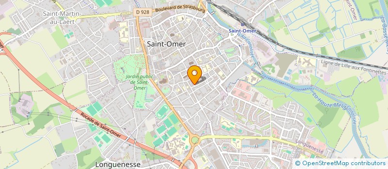 localisation de l'entreprise MONSIEUR ALAIN JENDROWIAK  SAINT-OMER