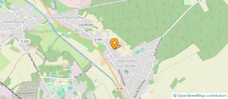 localisation de l'entreprise MONSIEUR ALAIN JESEL  OBERHOFFEN-SUR-MODER