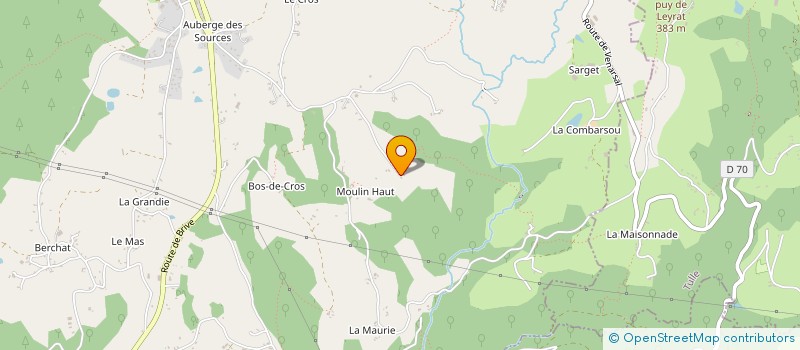 localisation de l'entreprise MONSIEUR ALAIN JESUS  SAINTE-FEREOLE