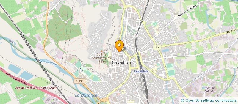 localisation de l'entreprise MONSIEUR ALAIN JEUNE  CAVAILLON