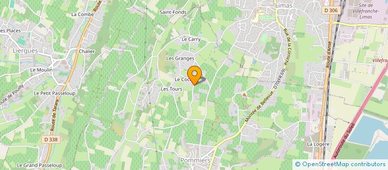 localisation de l'entreprise MONSIEUR ALAIN JOLY  POMMIERS