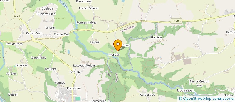 localisation de l'entreprise MONSIEUR ALAIN JOSEPH  SAINT-MEEN