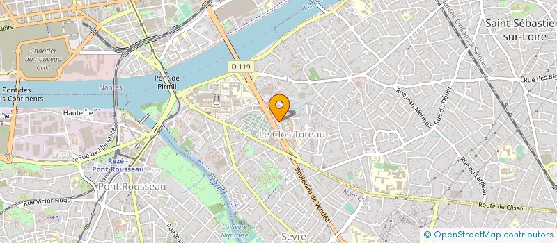 localisation de l'entreprise MONSIEUR ALAIN JOSMAR  NANTES