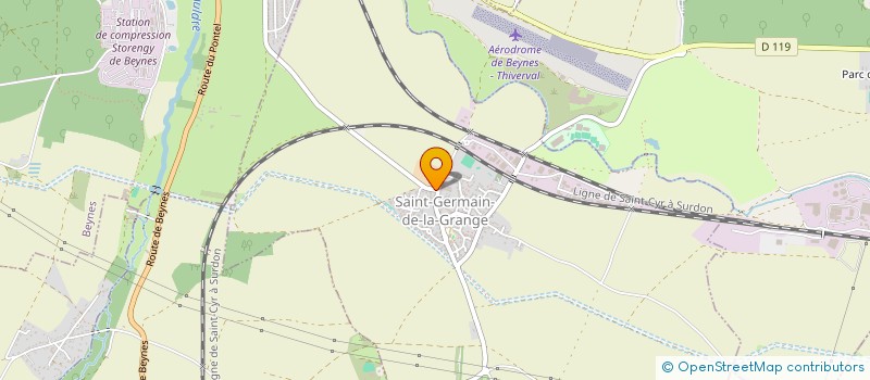 localisation de l'entreprise MONSIEUR ALAIN JOUAN  SAINT-GERMAIN-DE-LA-GRANGE