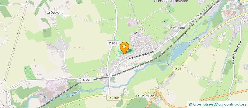 localisation de l'entreprise MONSIEUR ALAIN JOUAUX à RAI