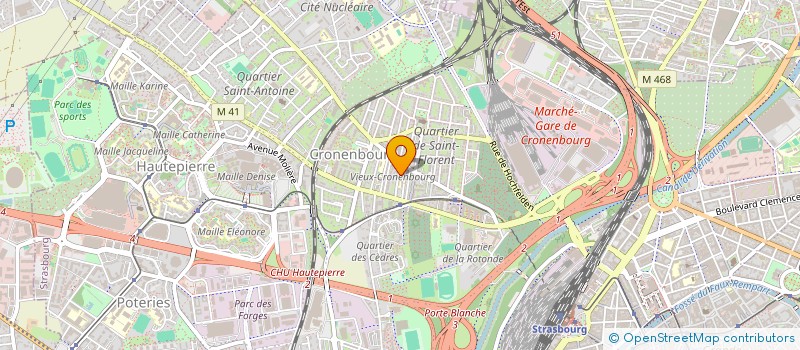 localisation de l'entreprise MONSIEUR ALAIN JOUAVILLE à STRASBOURG