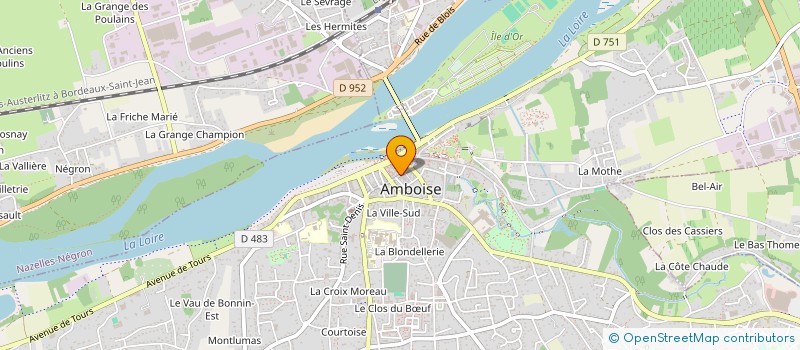 localisation de l'entreprise MONSIEUR ALAIN JOUBERT  AMBOISE