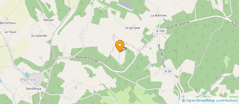 localisation de l'entreprise MONSIEUR ALAIN JOUIN  SAINT-AQUILIN