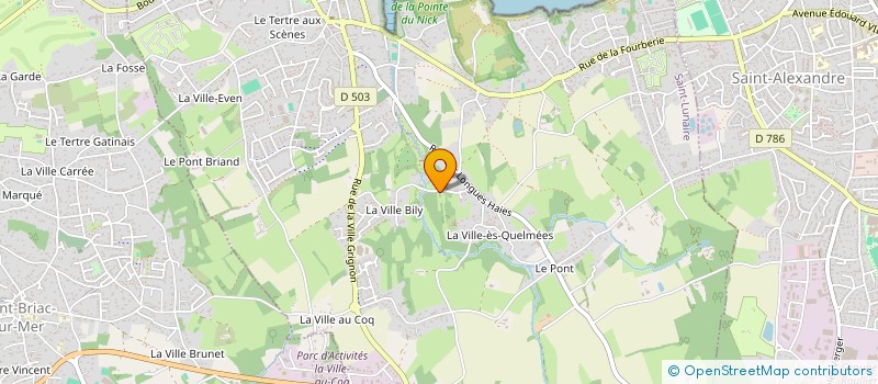 localisation de l'entreprise MONSIEUR ALAIN JOUIS  SAINT-LUNAIRE