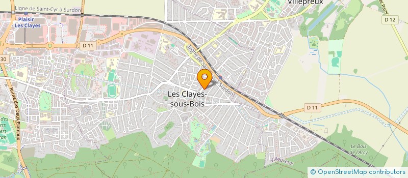 localisation de l'entreprise MONSIEUR ALAIN JOUKOVSKY à LES CLAYES-SOUS-BOIS