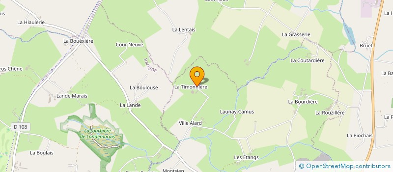localisation de l'entreprise MONSIEUR ALAIN JOUNO à LE CHATELLIER