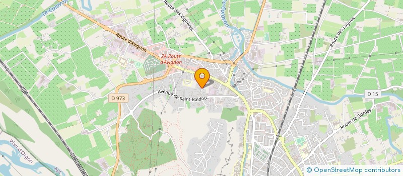 localisation de l'entreprise MONSIEUR ALAIN JOURDAN à CAVAILLON