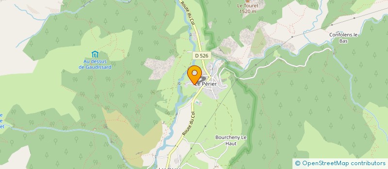 localisation de l'entreprise MONSIEUR ALAIN JOURDAN  CHANTEPERIER