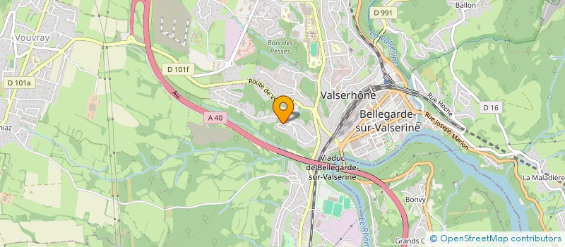 localisation de l'entreprise MONSIEUR ALAIN JOURDAN à VALSERHONE