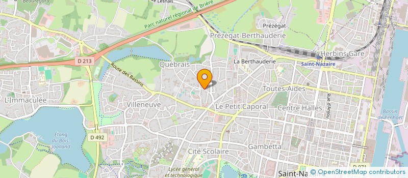 localisation de l'entreprise MONSIEUR ALAIN JOUSSET  SAINT-NAZAIRE