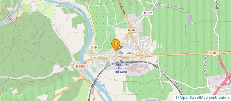 localisation de l'entreprise MONSIEUR ALAIN JOUVE  REMOULINS