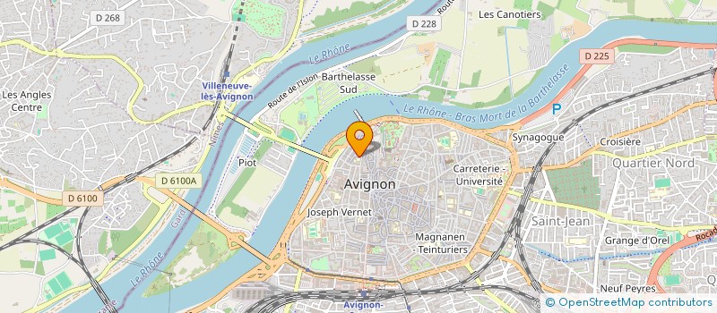 localisation de l'entreprise MONSIEUR ALAIN JOUVE à AVIGNON