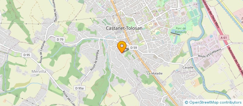 localisation de l'entreprise MONSIEUR ALAIN JOUVE à CASTANET-TOLOSAN