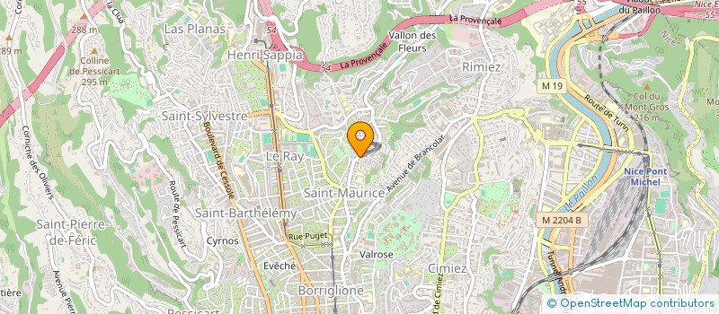 localisation de l'entreprise MONSIEUR ALAIN JOUY  NICE