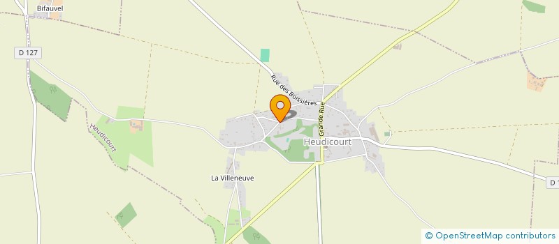 localisation de l'entreprise MONSIEUR ALAIN JUCHA  HEUDICOURT