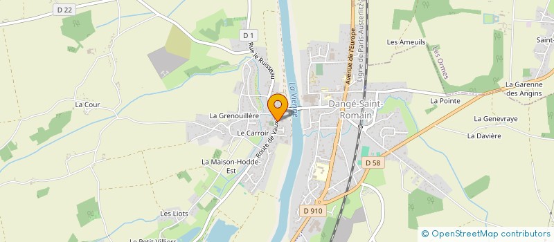 localisation de l'entreprise MONSIEUR ALAIN JUDES à DANGE-SAINT-ROMAIN