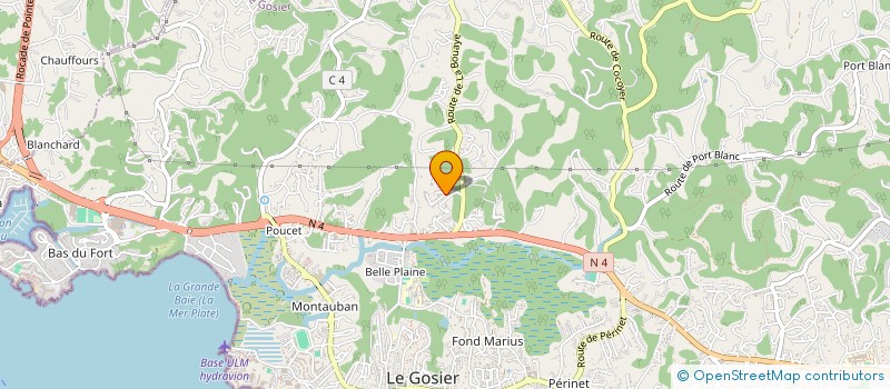 localisation de l'entreprise MONSIEUR ALAIN JUDITH à LE GOSIER