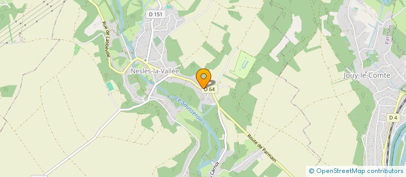 localisation de l'entreprise MONSIEUR ALAIN JULIEN SAINT AMAND  NESLES-LA-VALLEE