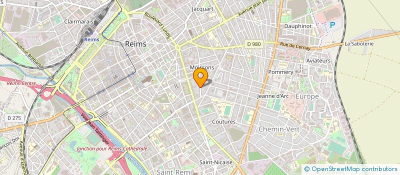 localisation de l'entreprise MONSIEUR ALAIN JULLIARD  REIMS