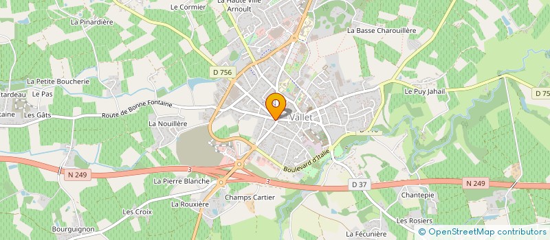 localisation de l'entreprise MONSIEUR ALAIN JUNO à VALLET