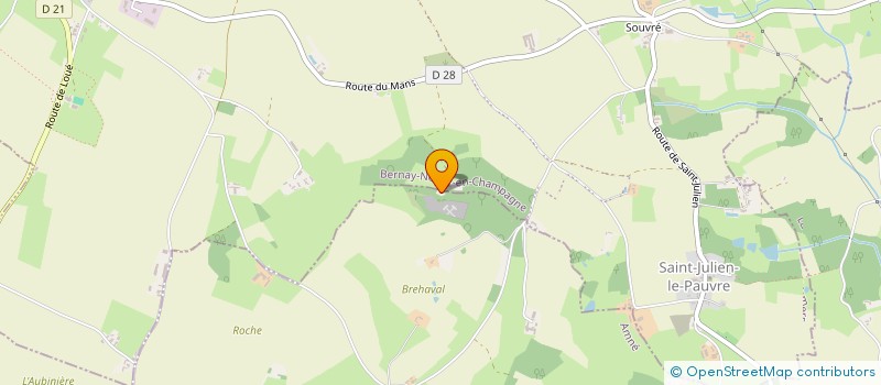 localisation de l'entreprise MONSIEUR ALAIN JUSSAUME  AUVERS-SOUS-MONTFAUCON